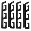 6 Rod Fishing Rod Holder Wall Ceiling Storage Rack Horizontal Rod Stand for Garage, Cabin, Basement Fishing Accessory