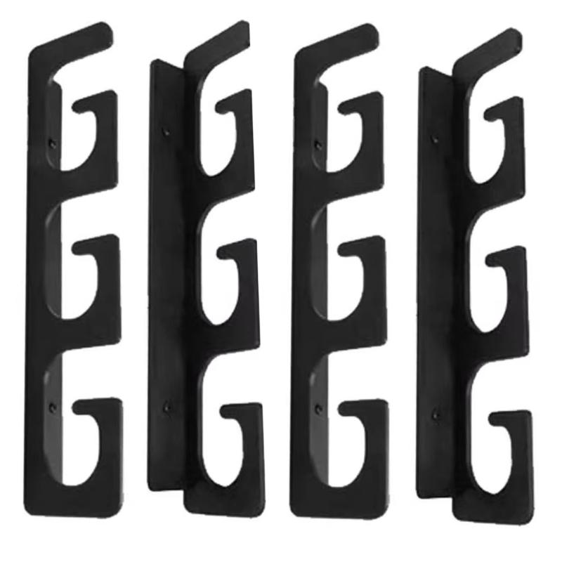 6 Rod Fishing Rod Holder Wall Ceiling Storage Rack Horizontal Rod Stand for Garage, Cabin, Basement Fishing Accessory