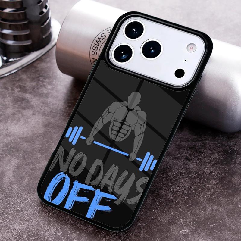 Gym Fitness Phone Case for iPhone 17 16 15 Pro Max Air 14 13 12 11 Plus Shockproof Cover