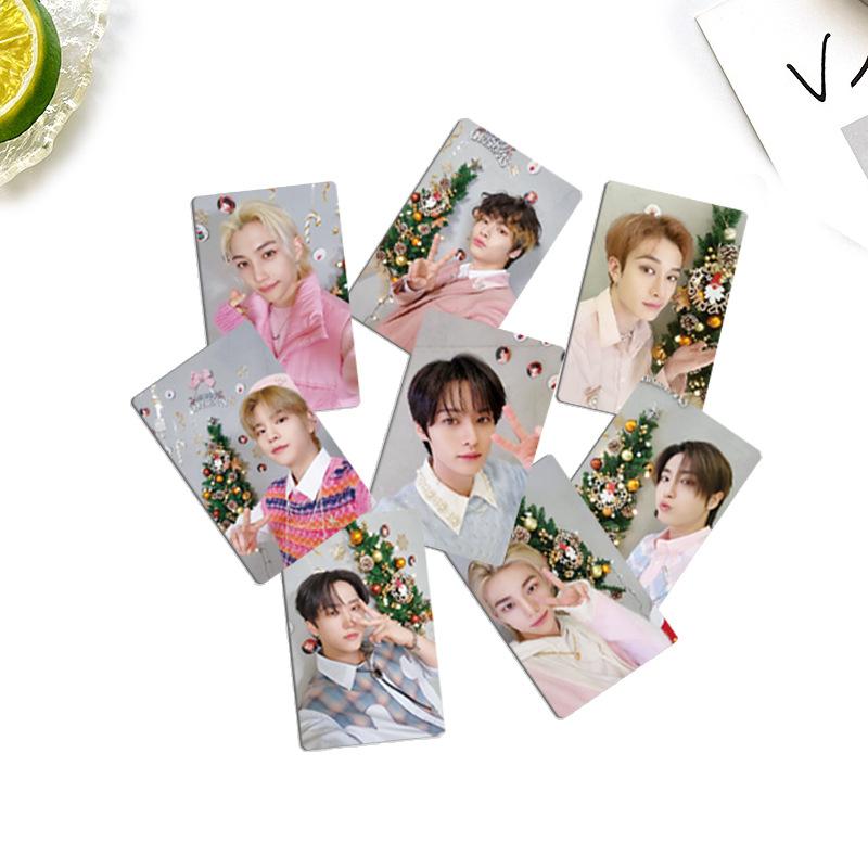 Straykids 8Pcs Album Card Concert Reward Card Skzoo Huang Xuanchen Li Longfu Celebrity Peripheral Collection Small Card
