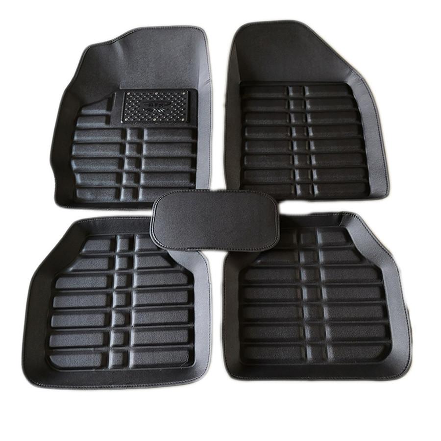Car Floor Mats Front & Rear Liner Waterproof All Weather 5pc Universal Auto Mat For 90% of the