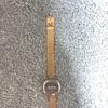 Used Gold mesh band square watch
