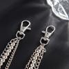 Fashion Punk Metal Pants Chain Hip Hop Waist Chain Bead Pendant Jeans Chain For Men Women Accessories Gifts