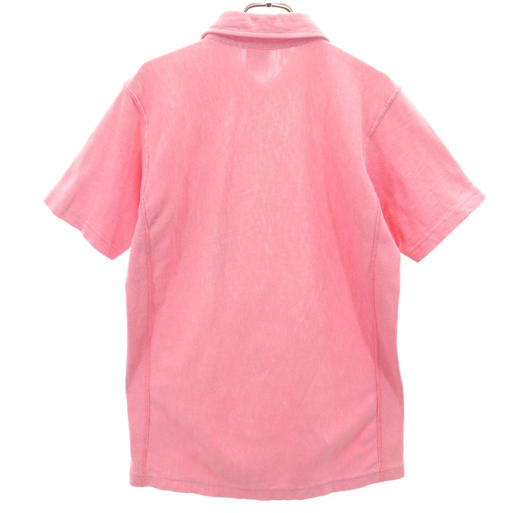 Champion Kurzarm-Poloshirt L rosa Herren Gebraucht