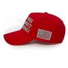 MAGA bestickte Baseballkappe mit US-Flagge, Trump-Unterstützerhut, verstellbare Vintage-Modekappe, 0714 Edition 1129 Edition
