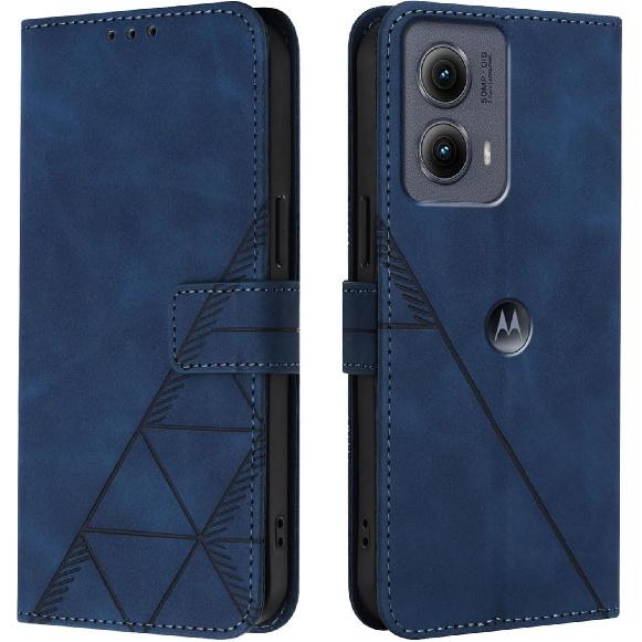

Чехол-кошелек для Motorola Moto Edge 5G 2024 Чехол Кожаный с подставкой Слоты для карт Чехол для телефона Прочная магнитная застежка Ударопрочная защитная крышка для коричневый