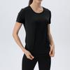 Workout Tank Tops Yoga Open Back Shirts Loose Fit Athletic Sports Sleeved Top