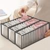 1/3/6pcs-Underwear Drawer Organizer Storage Box Foldable Closet Organizers Drawer Divider Storage Boxes For Underpants Socks Bra