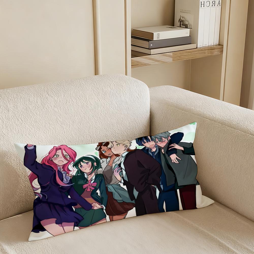 Anime Alien Stage Pillow Case Suitable For All Seasons Home Decoration Cushion Cover Suitable For Livingroom Bedroom Sofa