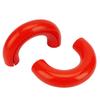 2 Pieces Red Tow Hooks Covers Tow Hook Sleeve Professional Silicone Covers for Ford F150 2004-2025 Bronco Base