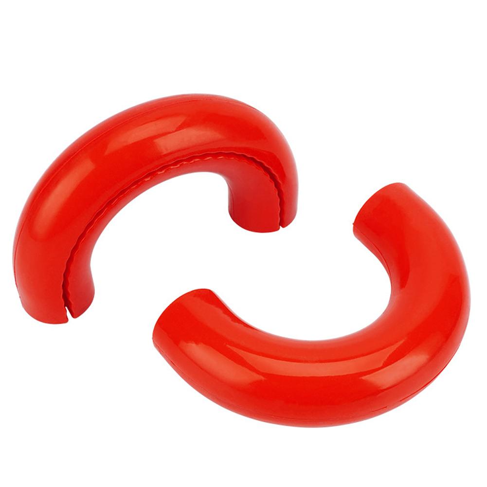 2 Pieces Red Tow Hooks Covers Tow Hook Sleeve Professional Silicone Covers for Ford F150 2004-2025 Bronco Base
