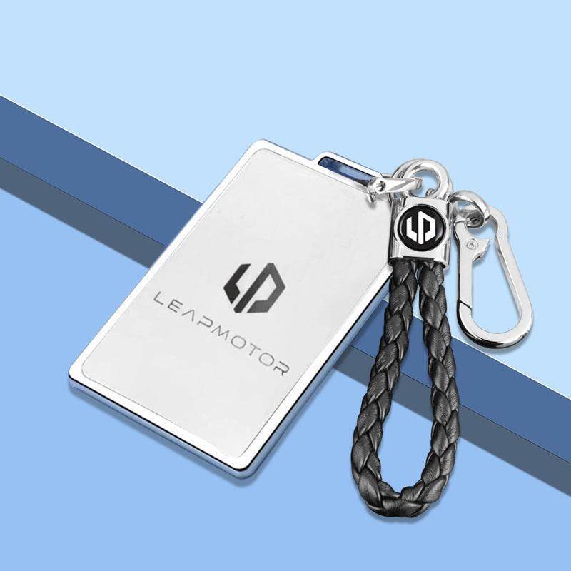 Fit For Leapmotor B01 2026 Model C16 C11 C10 B10 Car Specialized NFC Key Card Holder Protective Shell With Keychain Auto