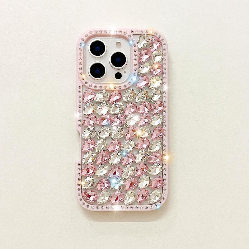 Luxury 3D Rhinestone Bracelet Phone Case for iPhone 17 Pro Max/16/14/13