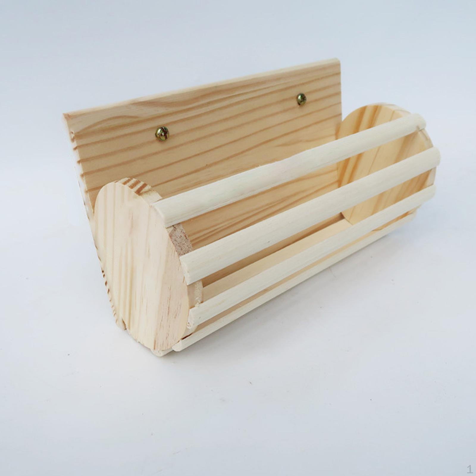 

Стойка для сена для шиншиллы, кормушка для кроликов, держатель для сена, дозатор еды для кроликов, деревянная полка для Wood Color