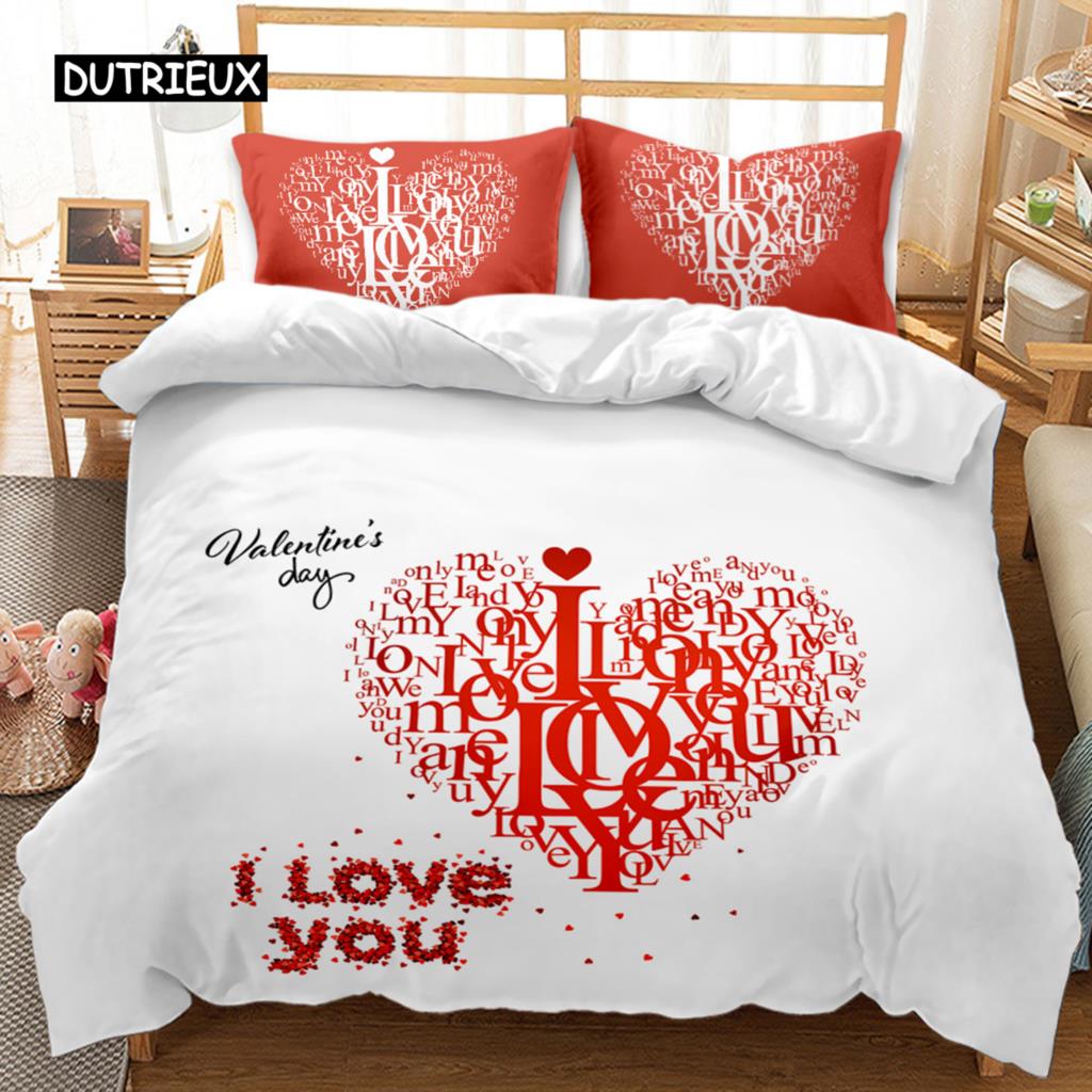 

Красный комплект пододеяльников с изображением губной помады, сексуальное одеяло для взрослых пар, подарок на День святого Валентина для любимого, полиэстеровый чехол для одеяла EU single(135x200cm)