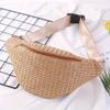 Summer Ladies Casual Handbag Simple Fashion Trend Fanny Pack Woven Crossbody Bag Outdoor Travel Shoulder Chest Bag