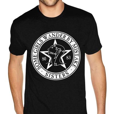 Camiseta grande de anime masculina estilo gótico algodão premium The Sisters of Mercy camiseta ótima para adolescentes camisa streetwear