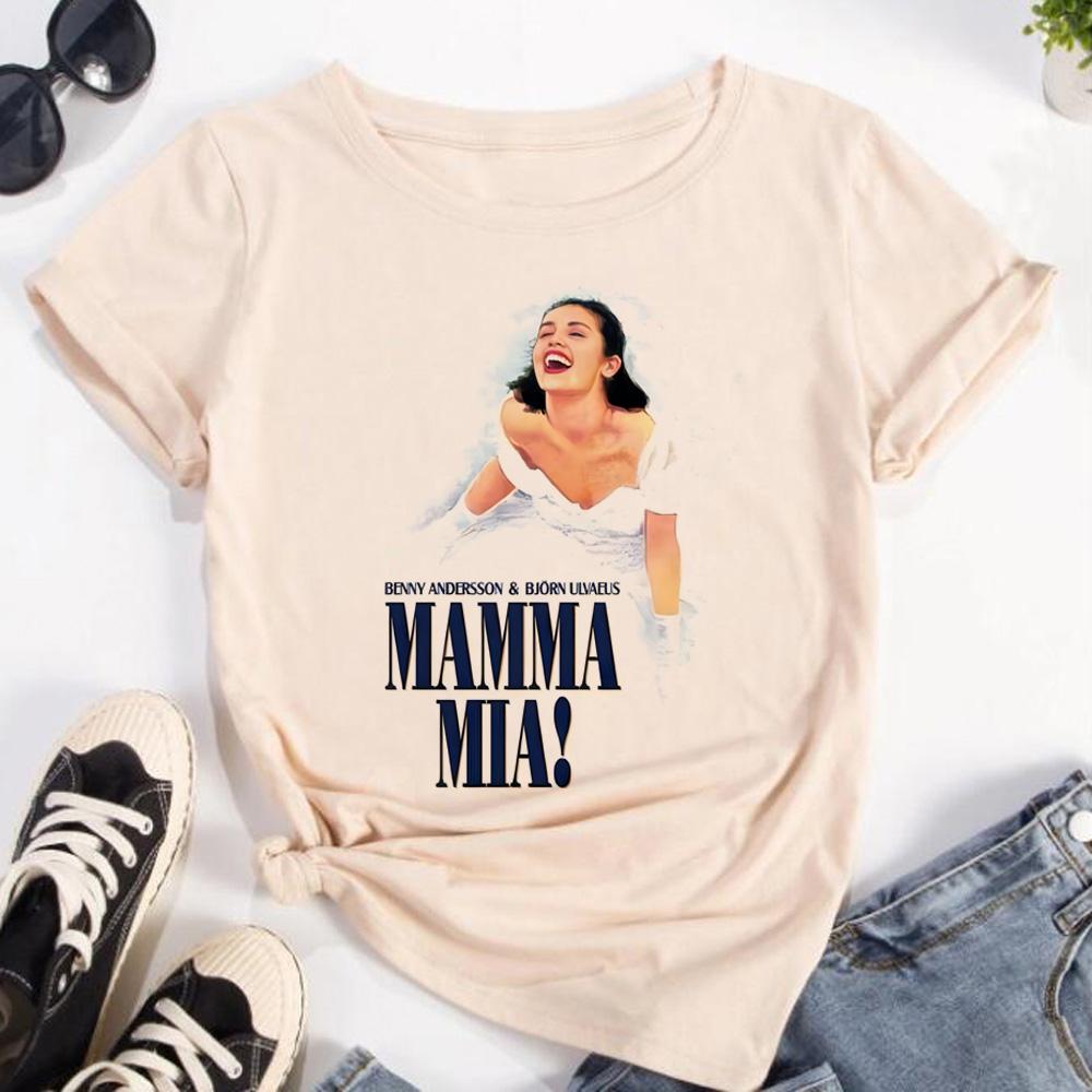 Mamma Mia t shirt Women streetwear graphic anime t shirt female harajuku y2k Japanese clothes