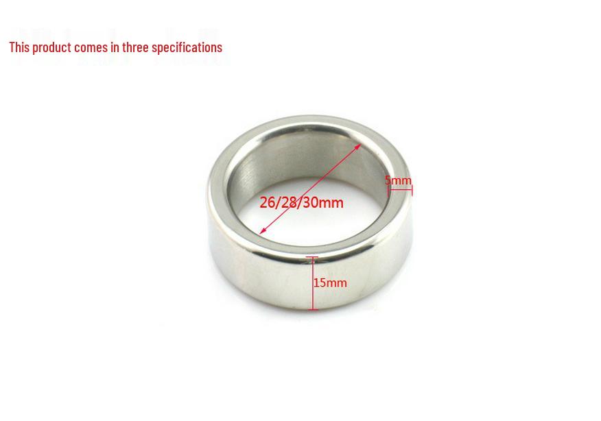 Stainless Steel Chastity & Penis Ring - Intimate Toys for Passionate Couples
