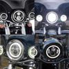 Universeller 7-Zoll-LED-Scheinwerfer für Auto und Motorrad DRL H4 Scheinwerfer für Harley BMW Yamha Honda 7" Scheinwerfer
