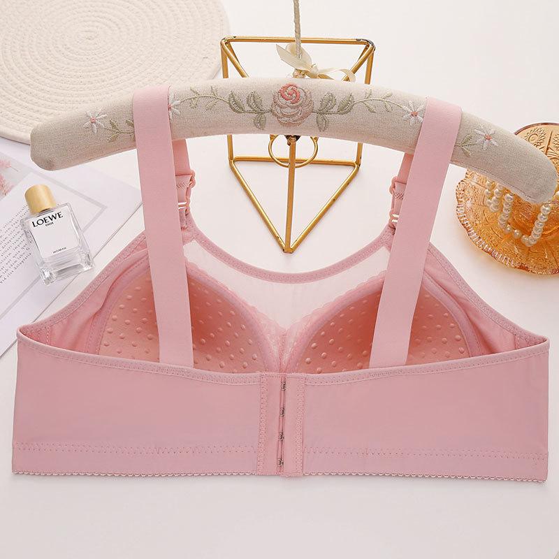 Large Size Thin Non-magnetic Bra for Side Breasts Push-up Anti-exposure Bra and Beautiful Back Underwear