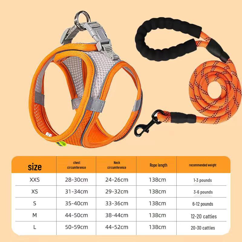 Adjustable Cat Anti-Escape Leash & Harness for Outdoor Walking