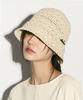 RE RHEE Crochet Bucket Hat Oatmeal