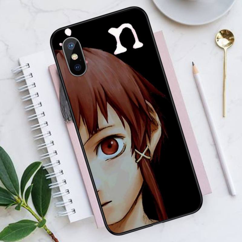 Serial Experiments Lain Phone Cases for iPhone 11 12 13 Mini Pro XS MAX 8 7 Plus X SE 2020 XR Luxury Brand Shell Funda