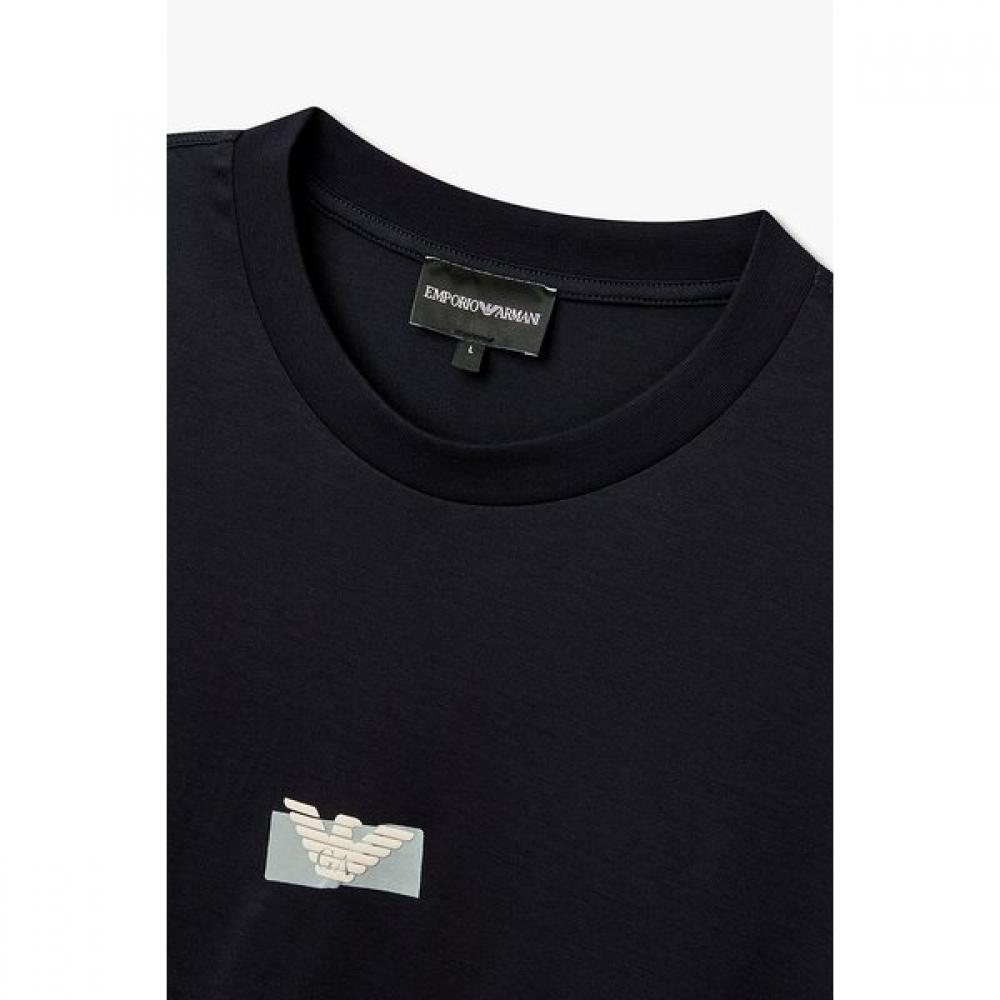Emporio Armani Men S Lyocell Blend emboSSed Logo T ShirT A516326002