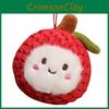 Lychee Plush Keychain Soft Short Plush Toy For Kids And Gift Giving