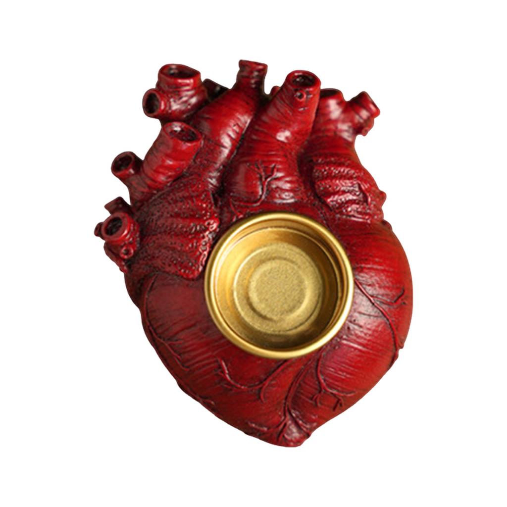 Candlestick High-grade Retro Ornaments Heart Horror Decoration Props