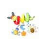 Infant Crib Mobile Toy Cartoon Animal Activity Toy With Rattle Sound Paper For Sensory Development Bed Stroller Hanger