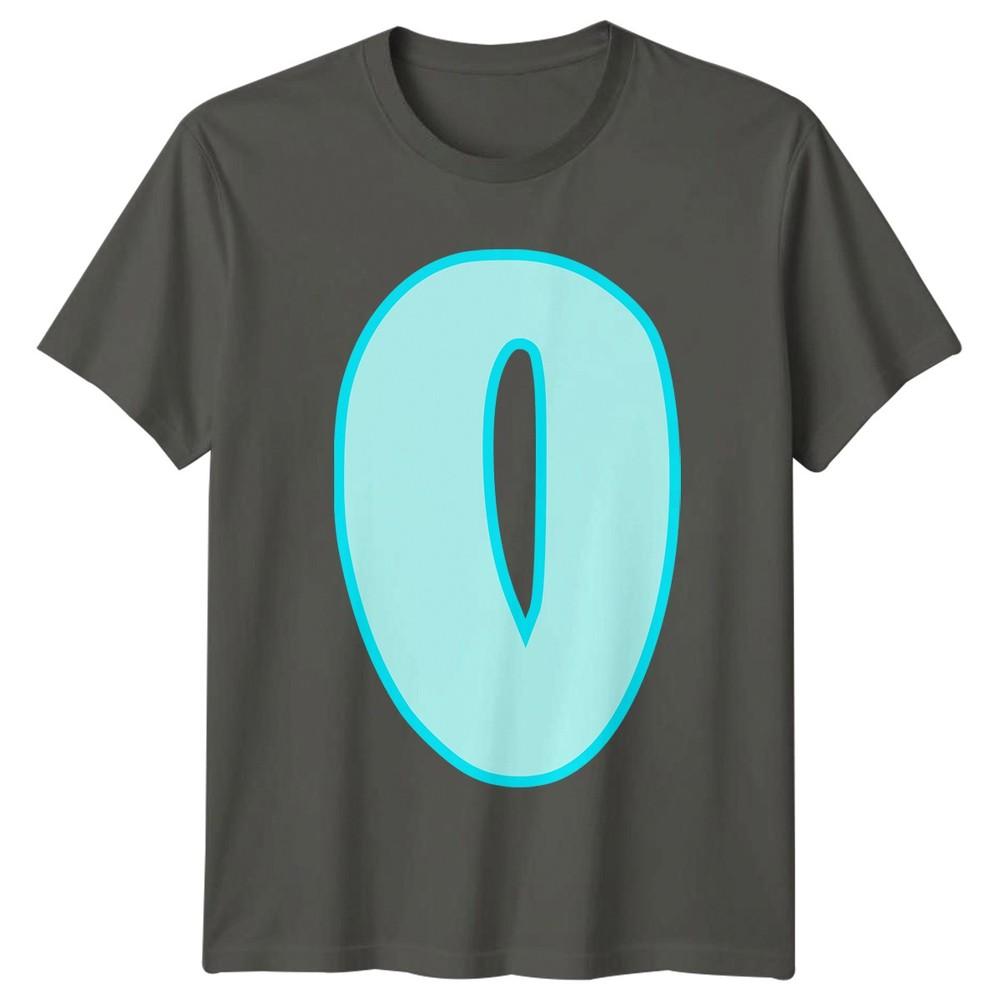 Zero Numeral Numbers Unisexs TShirt Unisexs Tee Graphic Unisex Minimalist