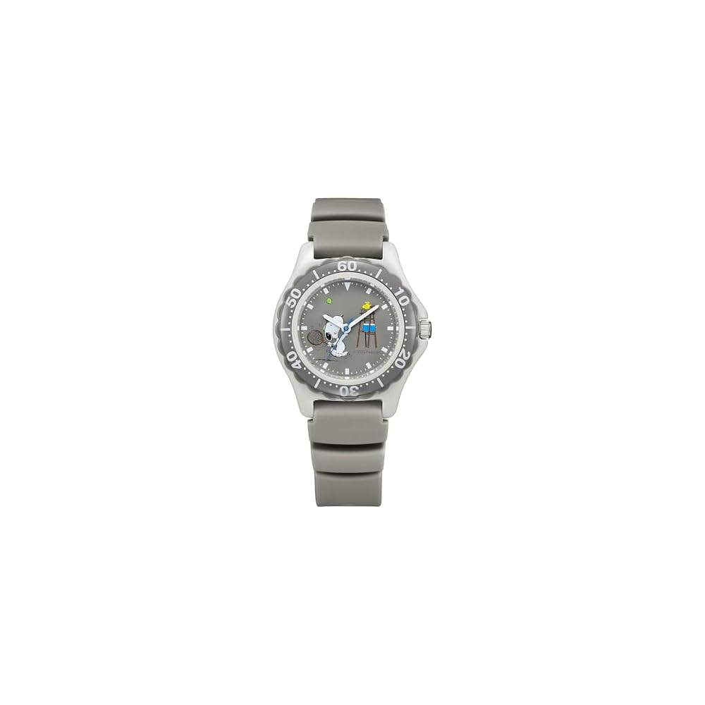 Citizen QQ Analog Watch 10 Bar Water Resistant Peanuts V51A-504VK Gray
