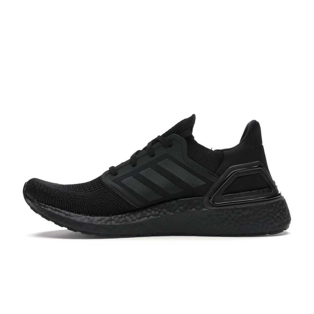 Adidas UltraBoost 20 Potrójna Czerń Sneakersy Unisex Core-Black Szary-Czwórka Solar-Red EG0691