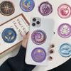 50pcs Reusable Waxes Seal Stickers for Tablets Decoration Colorful Pet Film Scratch Resistant Design