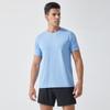 Men's Summer Sports T-shirt Casual Crew Neck Fitness Breathable Quick-dry Outdoor Running Short Sleeve Shirt