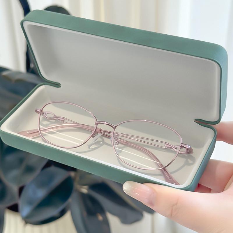 Metal Oval Blue Light Blocking Presbyopia Glasses Stylish Small-Frame Minimalist and Versatile Women Reader Eyewear 0 To +4.0