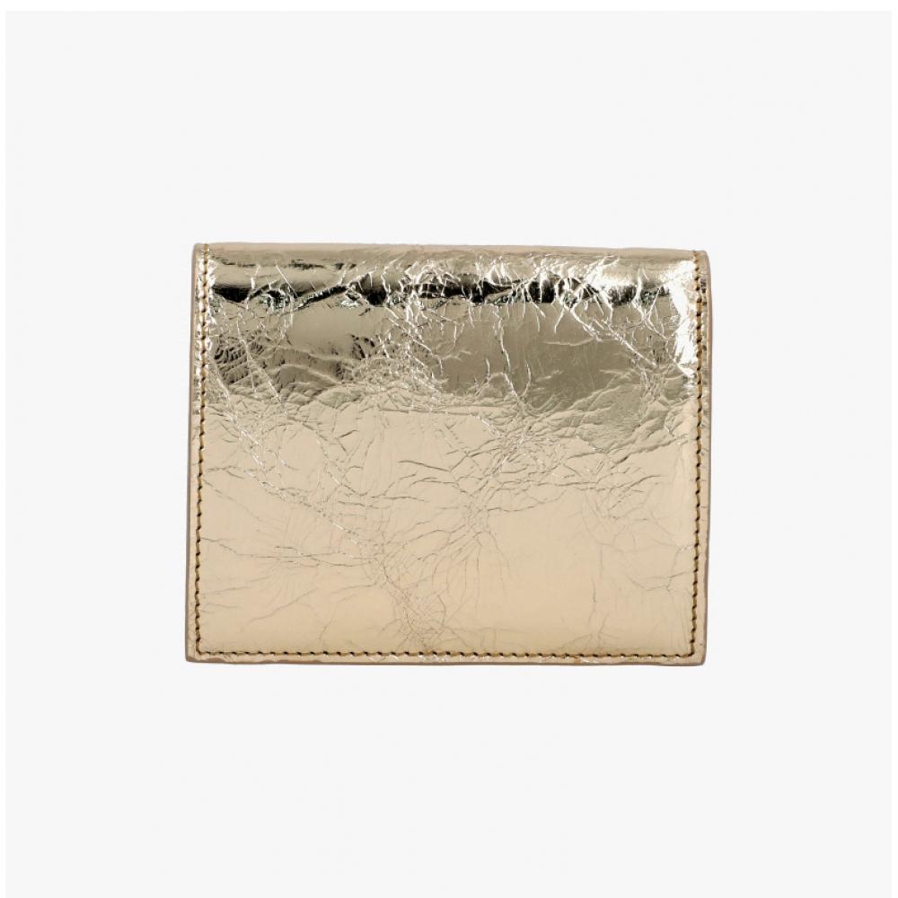 Vivienne Westwood Metallic Crinkle Wallet 51150030w L00a7 R401