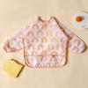 Colorful Cartoon Printing Feeding Apron Easy To Clean Full Body Cover Bibs  Baby Feeding
