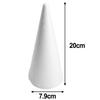 1*decor XMAS Polystyrene Styrofoa M Foam Tip Cone Flat Cone For Craft DIY Accessory Handmade Party Celebration Festival Decorat