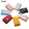 2025 New Fashion PU Embroidery Flower Phone Bag Card Holder Elegant Women Mini Crossbody Handset Bag Ladies Long Clutch Money Bag Carteras