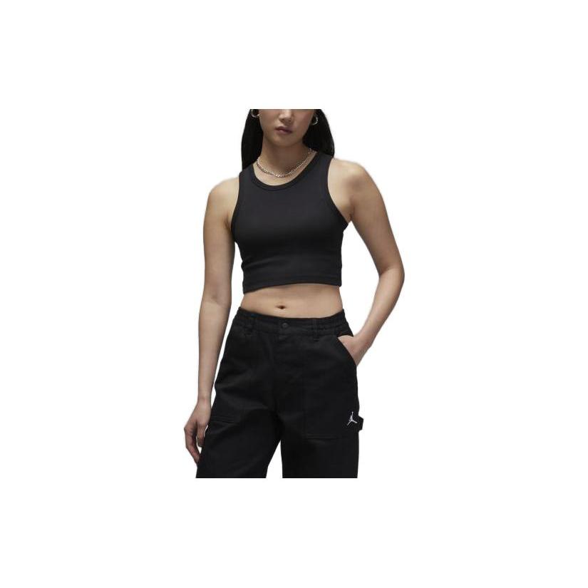 

New Jordan Sleeveless Sports Shirts Women s Black DX4701-010 L