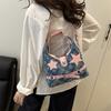 A Sexy Cloth Bag Women's New Casual Denim Fashion Portable Shoulder Underarm Bag Women's Bag