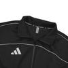 adidas Unisex Striped Breathable Training Jacket Black White Unisex TR401CS-BW