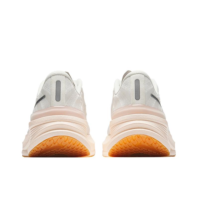 Anta Comfortable Cushioning Non-Slip Wear-Resistant Low-Top Casual Running Shoes Women sneaker White Orange 122435561-1