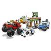 Lego® city 60245 le cambriolage de la banque, jeu de construction moto, monster truck, jouet police enfant de 5 ans et +