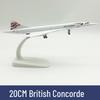 20M Alloy British Concorde Airplane Model with Landing Gear