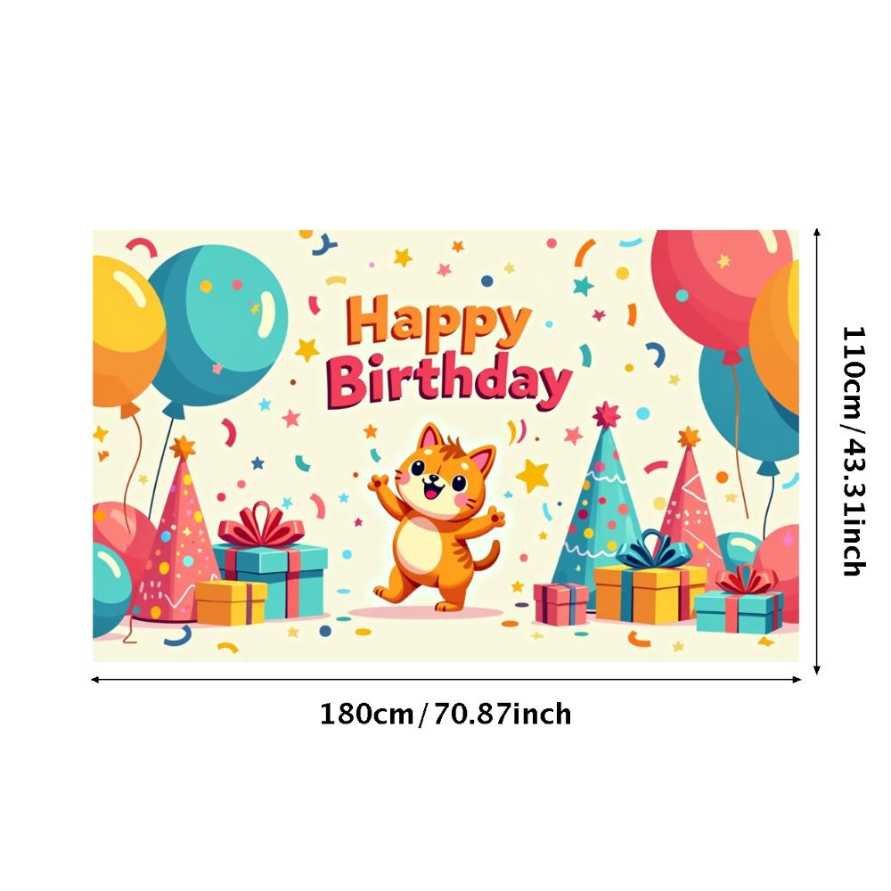 Party Backdrop Reusable Photo Prop  Shower Backdrop Large Animal Backdrop For Themed Party Kids’ Event Outdoor Gathering