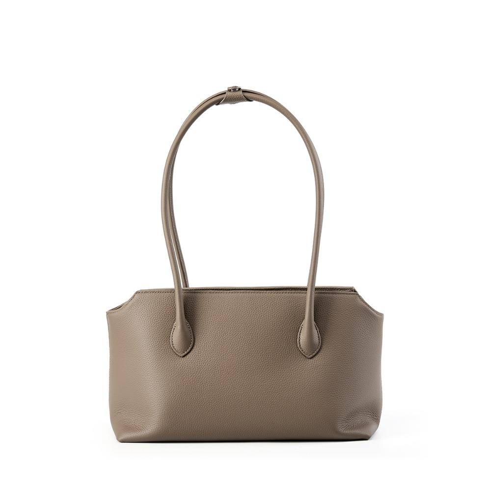 Leather High-end Commuter Women's Bag New Versatile Cowhide Underarm Bag Shoulder Bag Tote Big Bag